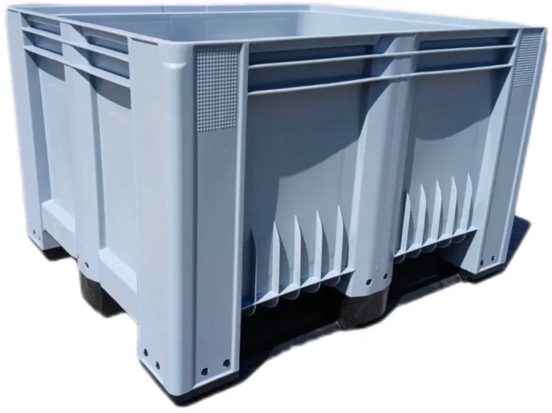 Skrzyniopalety plastikowe Kisteny Palbox 120 FIB Model na 3 płozach