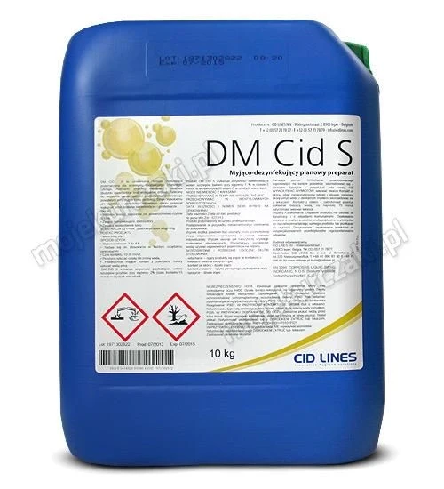 DM CID S 24 kg- środek alkaiczny do mycia i dezynfekcji pomieszczeń inwentarskich.