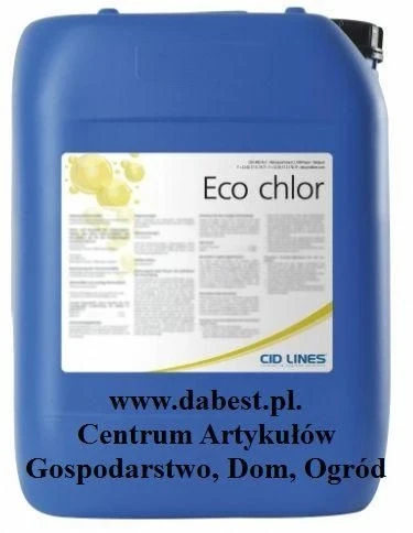 ECO Chlor 25 kg- alkaiczny zasadowy preparat do mycia i dezynfekcji z aktywnym chlorem.