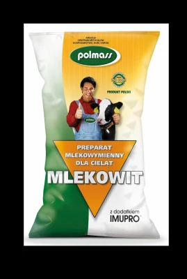 MLEKOWIT 20 kg - preparat mlekozastępczy dla cieląt, bez GMO, od razu po siarze.