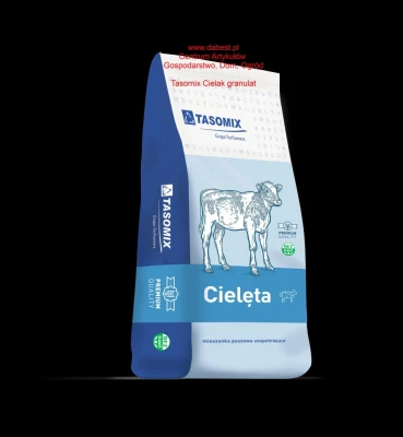 TASOMIX Cielak granulat 25 kg- mieszanka paszowa klasy premium, wspomaga pracę przedżołądków u cieląt.