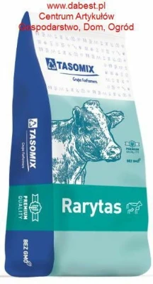 RARYTAS 25 kg- melasowana mieszanka paszowa, dla krów mlecznych w okresie okołoporodowym.