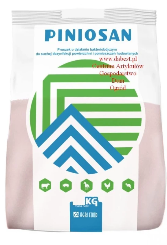 PINIOSAN 10 kg- preparat do suchej dezynfekcji pomieszczeń inwentarskich.