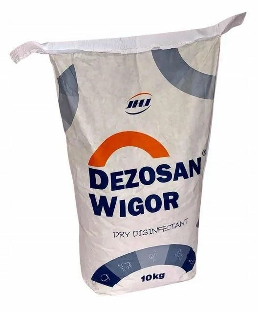 DEZOSAN WIGOR 10 kg - preparat do suchej dezynfekcji pomieszczeń inwentarskich.