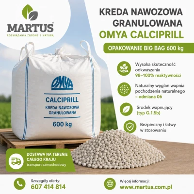 KREDA NAWOZOWA GRANULOWANA OMYA CALCIPRILL