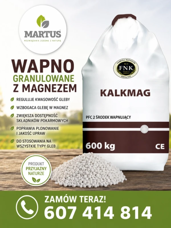 Wapno granulowane z magnezem KalkMag