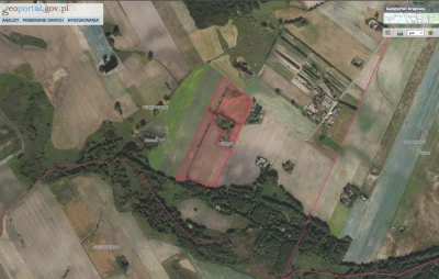 Działka rolna z potencjałem zabudowy 5,06 ha  Wilkowiczki