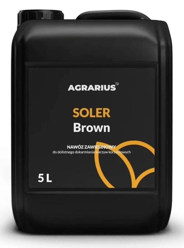 SOLER Brown 5 L- nawóz do warzyw korzennych, cebuli oraz czosnku.