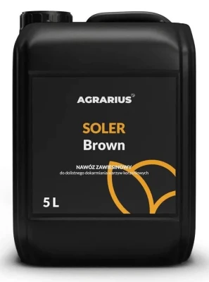 SOLER Brown 5 L- nawóz do warzyw korzennych, cebuli oraz czosnku.