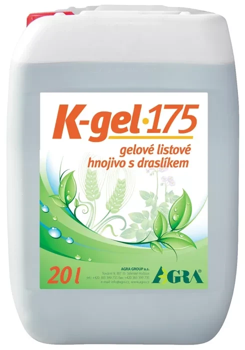 K-GEL 175 - żelowy nawóz potasowy o wysokiej koncentracji