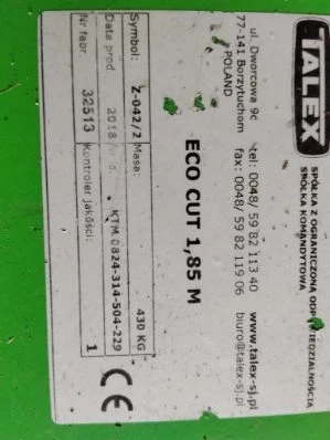 Kosiarka Talex Eco Cut 185