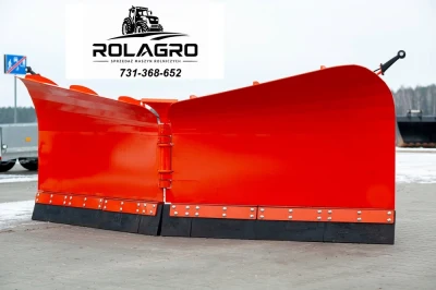 Pług do śniegu hydraulicznie składany strzałkowy METAL -TECHNIK