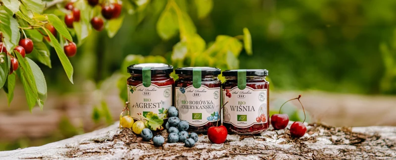 Sad Danków BIO przetwory owocowe