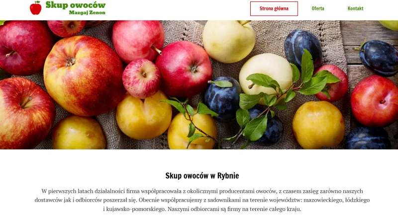 Skup i Sprzedaż Owoców - Zenon Mazgaj