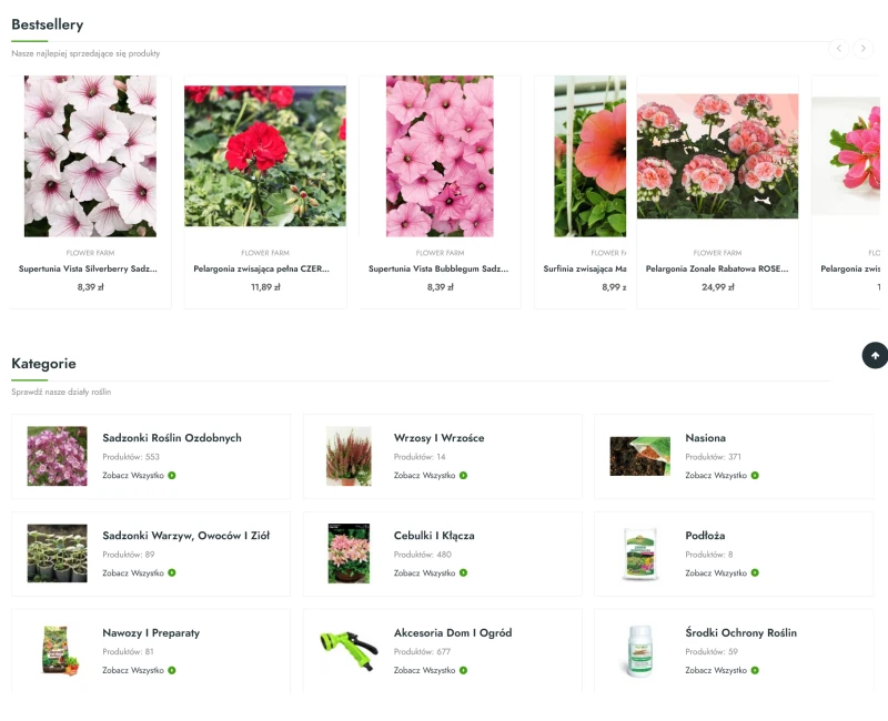 FlowerFarm.pl - sadzonki kwiatów, kwiaty do ogrodu i na balkon